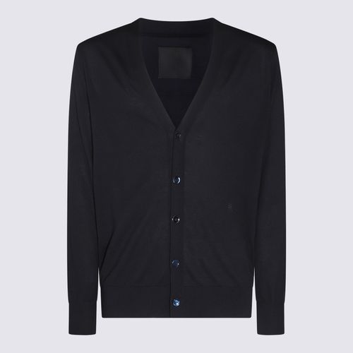 Givenchy Navy Blue Cotton Knitwear - Givenchy - Modalova