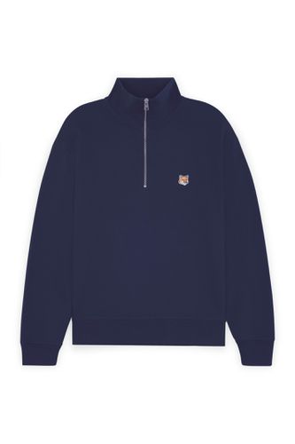 Fox Head Patch Comfort Half Zip Sweatshirt - Maison Kitsuné - Modalova