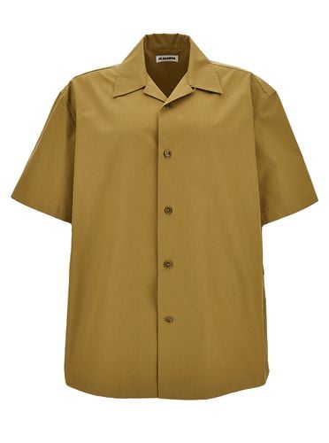 Mustard Yellow Bowling Shirt In Cotton Man - Jil Sander - Modalova