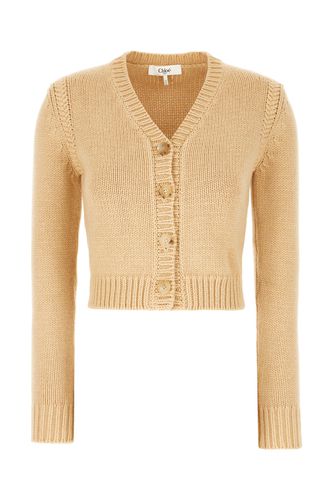 Beige Cotton And Cashmere Cardigan - Chloé - Modalova