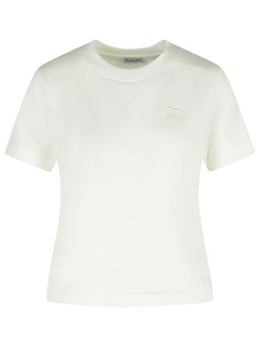 Burberry White Cotton T-shirt - Burberry - Modalova