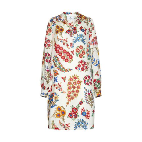 Etro Wool And Silk Printed Dress - Etro - Modalova