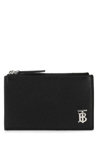 Burberry Black Leather Card Holder - Burberry - Modalova