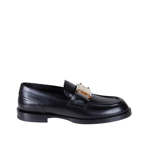 Leather Loafers - Dolce & Gabbana - Modalova