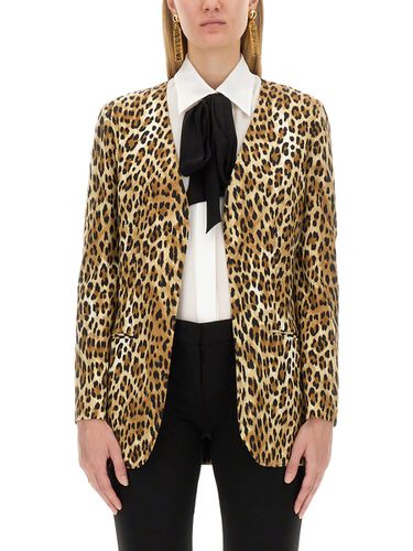 Moschino Jacket With Animal Pattern - Moschino - Modalova