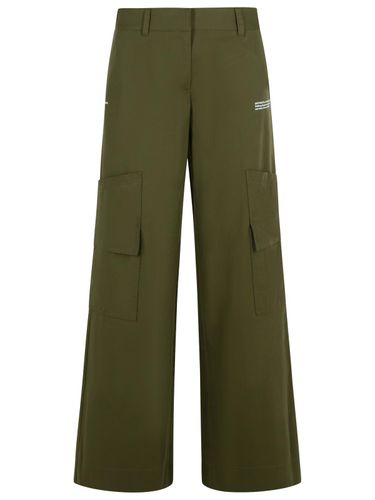 Off-White toybox Green Cotton Pants - Off-White - Modalova