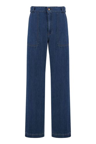 See by Chloé Cotton-linen Trousers - See by Chloé - Modalova