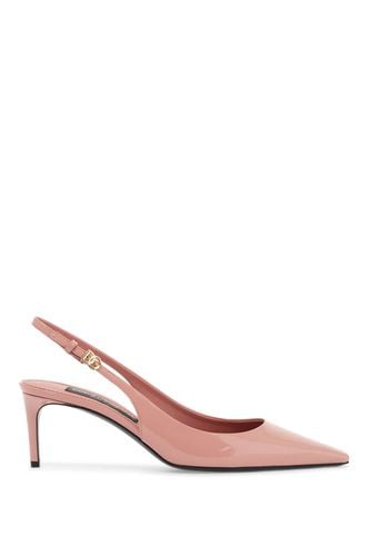 Calf Leather Slingback - Dolce & Gabbana - Modalova