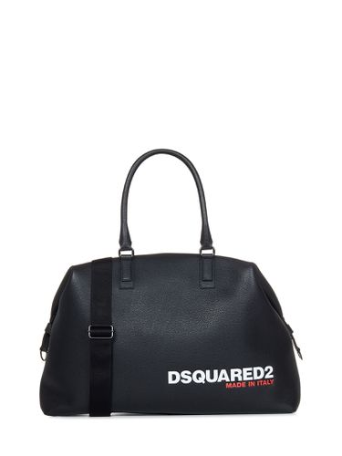 Dsquared2 Leather Holdall Bag - Dsquared2 - Modalova