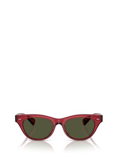 Ov5541su Translucent Red Sunglasses - Oliver Peoples - Modalova