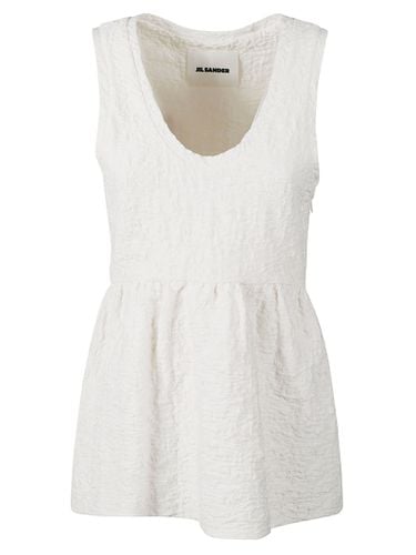 Jil Sander Sleeveless U-neck Top - Jil Sander - Modalova