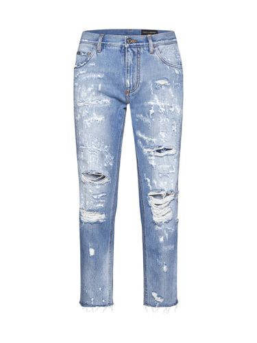 Loose Fit Jeans In Destroyed - Dolce & Gabbana - Modalova