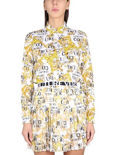 Baroque Patterned Shirt - Versace Jeans Couture - Modalova