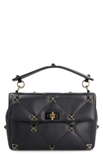 Roman Stud Leather Shoulder Bag - Valentino Garavani - Modalova