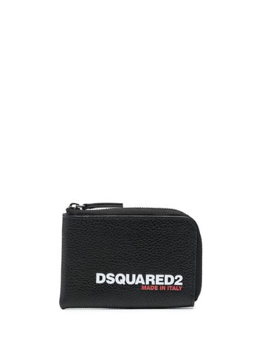 Wallet With Contrasting Logo Lettering Print - Dsquared2 - Modalova