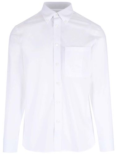 Burberry White Shirt With Pocket - Burberry - Modalova