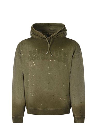 Sweatshirt With A `vintage` Effect - Dsquared2 - Modalova