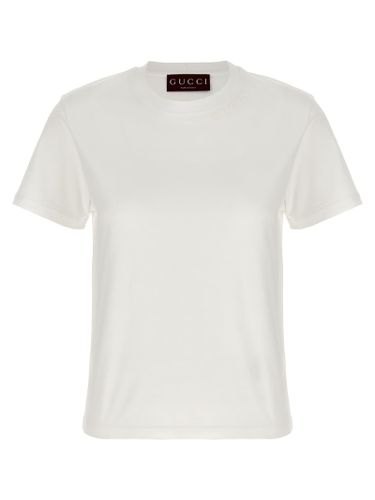 Gucci Logo Embroidery T-shirt - Gucci - Modalova