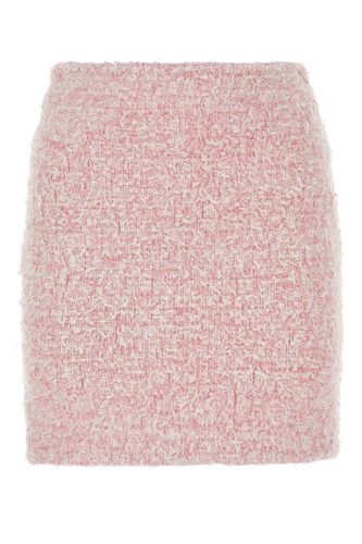 Balenciaga Pink Tweed Mini Skirt - Balenciaga - Modalova