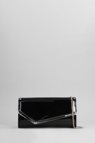 Emmie Clutch In Black Leather - Jimmy Choo - Modalova