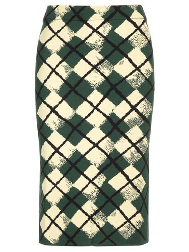 Burberry Argyle Pattern Skirt - Burberry - Modalova