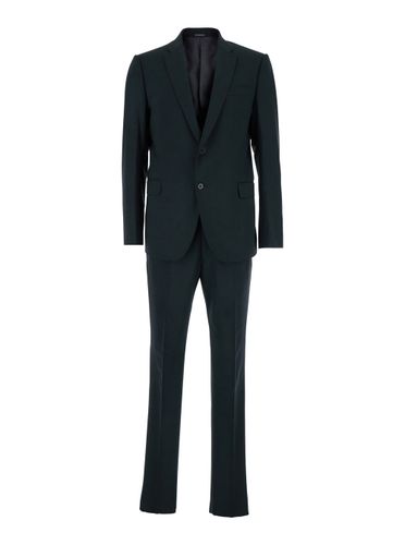 Single-breasted Suit With Notched Revers In Wool Blend Man - Emporio Armani - Modalova