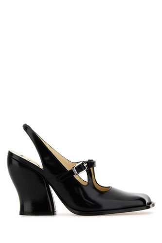 Loewe Black Leather Onda Pumps - Loewe - Modalova