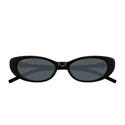 Gucci Gg1680s Linea Gg Logo 002 Black Grey Sunglasses - Gucci Eyewear - Modalova