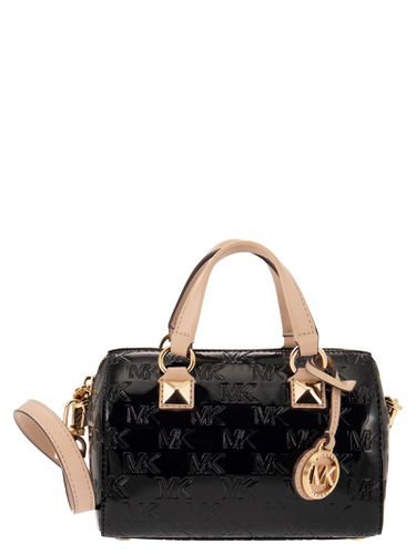 Grayson - Leather Handbag With Logo - Michael Kors - Modalova