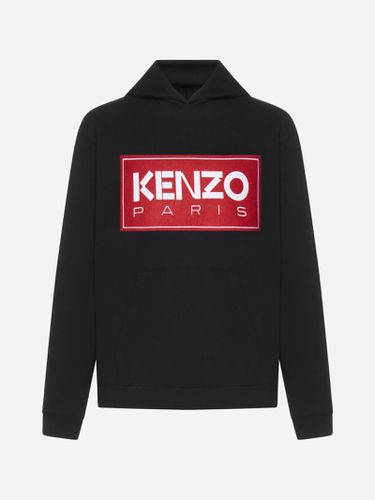 Kenzo Logo Cotton Hoodie - Kenzo - Modalova