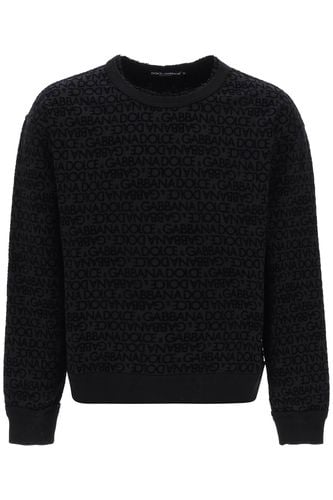 Flocked-logo Sweatshirt - Dolce & Gabbana - Modalova