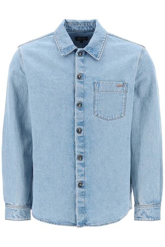 A. P.C. Vittorio Brodee Poitrine Denim Overshirt - A.P.C. - Modalova