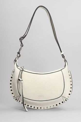 Oskan Moon Shoulder Bag In Grey Suede - Isabel Marant - Modalova