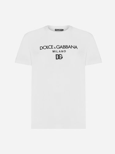 Dolce & Gabbana Logo Cotton T-shirt - Dolce & Gabbana - Modalova