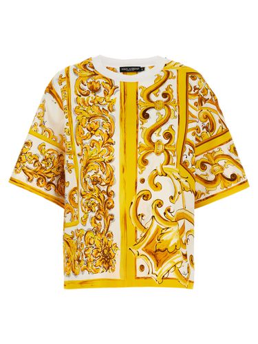 Maioliche Print T-shirt - Dolce & Gabbana - Modalova