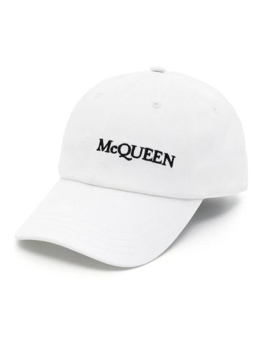 Baseball Hat With Mcqueen Signature - Alexander McQueen - Modalova