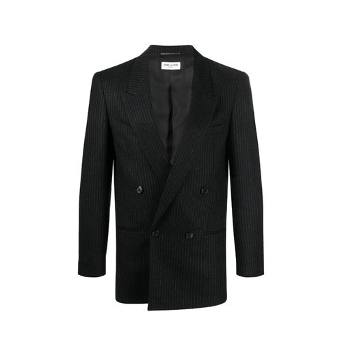 Saint Laurent Virgin Wool Blazer - Saint Laurent - Modalova