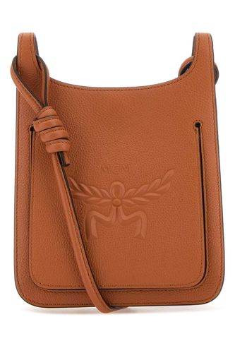 Caramel Leather Mini Himmel Hobo Crossbody Bag - MCM - Modalova