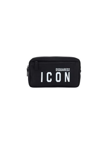 Dsquared2 Black Nylon Clutch Bag - Dsquared2 - Modalova