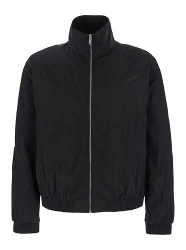 Black Nylon Bomber Jacket - Saint Laurent - Modalova