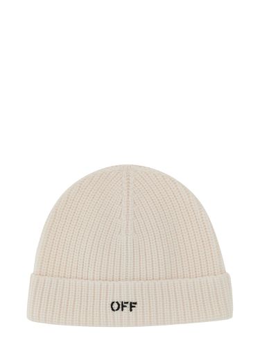 Off-White Knit Beanie - Off-White - Modalova