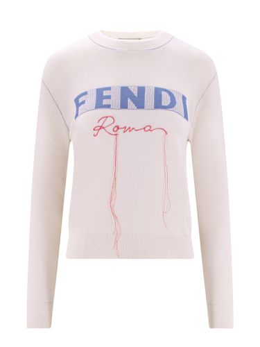 Fendi Cashmere Logo Sweater - Fendi - Modalova