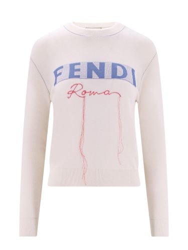 Fendi Cashmere Logo Sweater - Fendi - Modalova