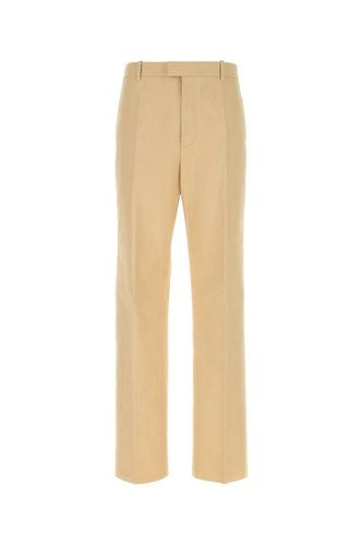 Bottega Veneta Beige Cotton Pant - Bottega Veneta - Modalova