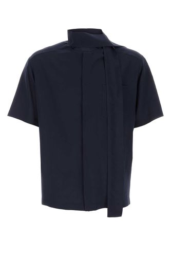 Midnight Blue Silk Shirt - Valentino Garavani - Modalova