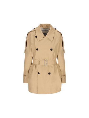 Double Breasted Belted Trench Coat - Burberry - Modalova