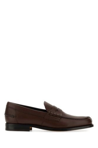 Tod's Brown Leather Loafers - Tod's - Modalova