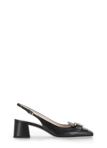 Kate Logo Plaque Slingback Pumps - Tod's - Modalova