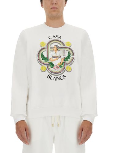 Casablanca Sweatshirt With Logo - Casablanca - Modalova