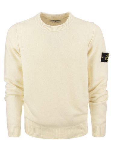 Logo Patch Crewneck Knitted Jumper Sweater - Stone Island - Modalova